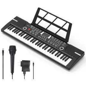Partituras para piano digital de 61 teclas