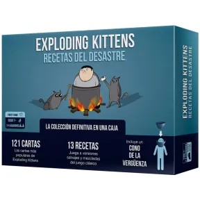 Recetas del Desastre: Exploding Kittens de Asmodee