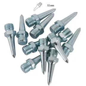Clavos Kalenji 12 para zapatillas de athletismo 15 mm