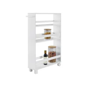 Carrito de cocina esquinero con ruedas.