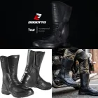 Botas de moto impermeables BOGOTTO TOUR en cuero, Tallas 39-48