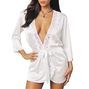 Albornoces de Satín para Mujer: Kimono de Verano