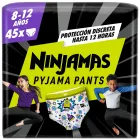 Pañales Braguita Ninjamas Dodot, Protección Noche, Talla 8-12 años