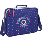 Cartera extraescolar BENETTON DROP 38x6x28 cm