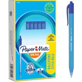 Bolígrafos Paper Mate InkJoy 100RT Retráctiles - Paquete de 20