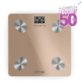 Báscula Inteligente Rowenta BR9627F0: App y 10 medidas por 25€