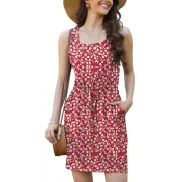 Corto vestido para mujer