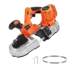 Sierra portátil VEVOR 20V inalámbrica (corte 65mm, brushless)