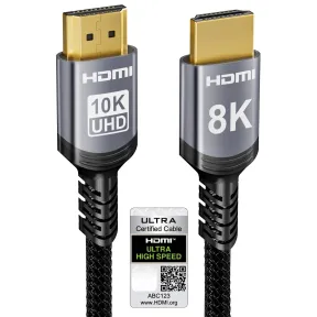 Cable HDMI 2.1 3 Metros 48Gbps Alta Velocidad Sniokco 10K 8K 4K