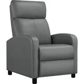 Sillón Relax Yaheetech, gris, manual de poliéster.