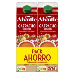 Gazpacho Suave Bipack - 2 Litros Alvalle