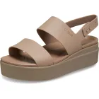 Sandalias Mujer Brooklyn Low Wedge de Crocs - Tallas 34-43