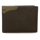 Cartera Marrón Reebok Club Horizontal con Monedero 11,5x8x1 cm