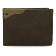 Cartera Marrón Reebok Club Horizontal con Monedero 11,5x8x1 cm