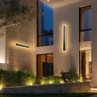 Aplique LED Exterior 60cm VEVOR IP65 Luz Cálida 3000K