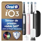 Pack de 2 Cepillos Eléctricos Oral-B iO 3 Negro y Rosa