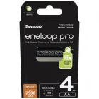 Pilas recargables Panasonic Eneloop Pro AA (4 unidades, 2500 mAh)
