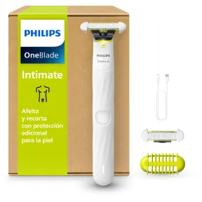 Recorta y afeita con Philips OneBlade Intimate: protección piel