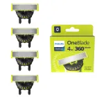 Cuchillas Philips OneBlade Original 360, 4 unidades QP44060