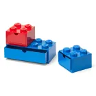 Cajones apilables LEGO modelo 43250800 azul y rojo