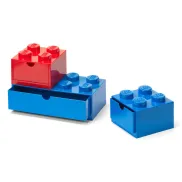 Cajones apilables LEGO modelo 43250800 azul y rojo
