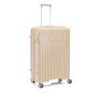 Maleta grande marrón Latouche de 76,5 cm con zipper reverso