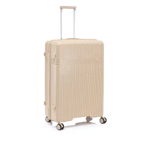 Maleta grande marrón Latouche de 76,5 cm con zipper reverso