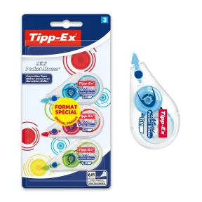 Cinta Correctora BIC Tipp-Ex Mini Pocket Mouse - 3 Piezas