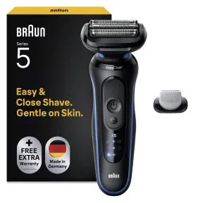 Afeitadora Braun Series 5 52-B1600s Wet & Dry con recortador