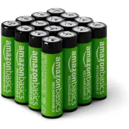 Pilas recargables AA NiMH Amazon Basics - 16 unidades, 2000 mAh