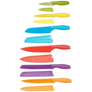 Juego de 12 piezas de cuchillos de cocina Amazon Basics