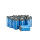Paquete de 12 pilas CR2 de litio de 800 mAh de Amazon Basics