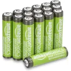 Pilas recargables AAA de alta capacidad AmazonBasics (16 unidades)