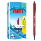 Bolígrafos Rojo Paper Mate Flexgrip Ultra - Caja de 12 Unidades