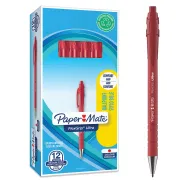 Bolígrafos Rojo Paper Mate Flexgrip Ultra - Caja de 12 Unidades
