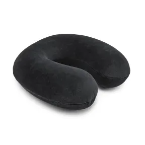 Almohada de cuello semicircular, viscoelástica negra - Amazon Basics