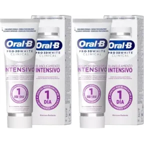 Pasta de dientes Oral-B 3D White - Paquete de 2