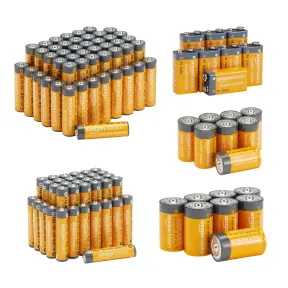 Mega Pack de 108 Pilas Alcalinas - Amazon Basics