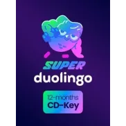 12 Meses de Suscripción Super Duolingo - CD Key