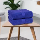 Toallas de Baño 100% Algodón Azul Real – Pack 2 Unidades