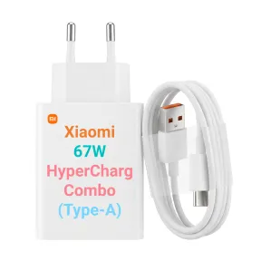 Combo Xiaomi 67W HyperCharge - Carga Rápida USB-A