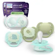 Chupetes Philips Avent Ultra Soft 0-6 meses Pack de 4 Day & Night