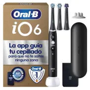 Cepillo Eléctrico Oral-B iO 6 Negro con 3 Cabezales