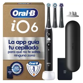 Cepillo Eléctrico Oral-B iO 6 Negro con 3 Cabezales