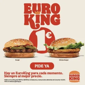 Hamburguesa por solo 1€