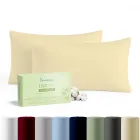 Fundas de Almohada 100% Algodón Egipcio - Juego de 2 100x50cm