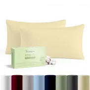 Fundas de Almohada 100% Algodón Egipcio - Juego de 2 100x50cm