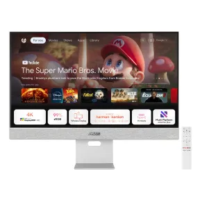 Monitor ASUS ZenScreen MS27UC UHD 27" con Google TV y Altavoces