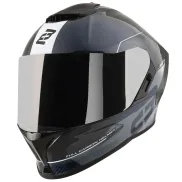 Casco Phantom Combo Carbon Bogotto en azul, negro y blanco