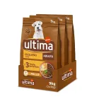 Pack de 3 kg de comida seca para perros Ultima Pequeño Adult
